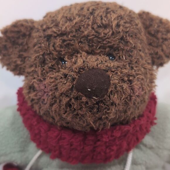 Hallmark Plush "Teddy Mittens" 2002 Winter Christmas Outfit - Picture 6 of 11